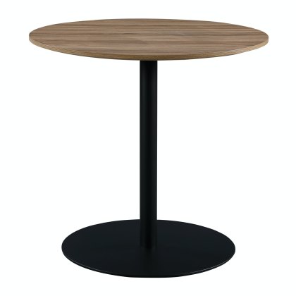 Prescot - Round Dining Table 80cm (Light Walnut)