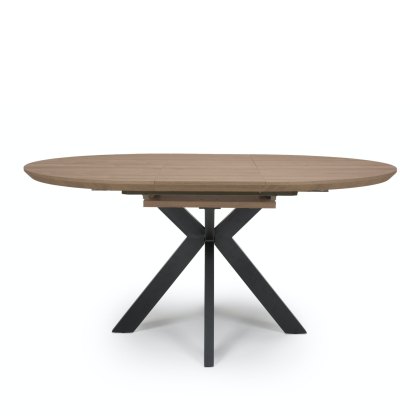 Prescot - Round Extending Dining Table (Light Walnut)