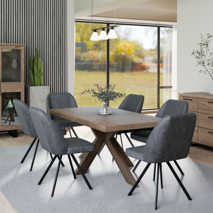 Texas - Swivel Dining Chair (Grey)