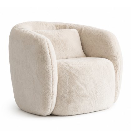 Flo - Faux Fur Accent Chair (Swivel) Flo - Faux Fur Accent Chair (Swivel)