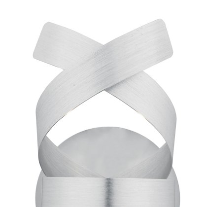 Dar - Rawley Wall Light Brushed Aluminium