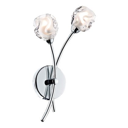 Dar - Seattle Double Wall Bracket Polished Chrome