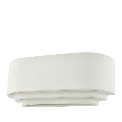 Dar - Lando Ceramic Wall Washer White Dar - Lando Ceramic Wall Washer White