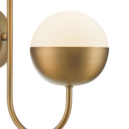 Dar - Andre Wall Light Aged Brass