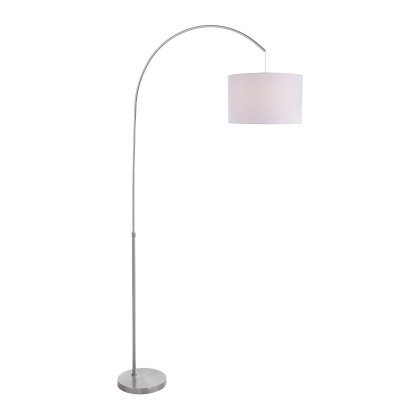 Dar - Bow Floor Lamp Satin Nickel Base Only Dar - Bow Floor Lamp Satin Nickel Base Only