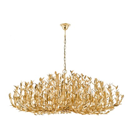 Dar - Silvius 12 Light Pendant Gold