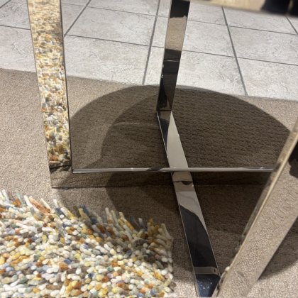 Galactica End Table - Stainless Steel