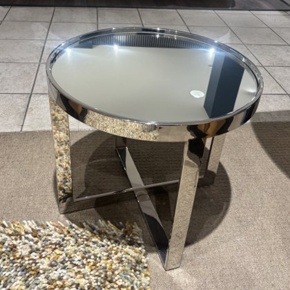 Galactica End Table - Stainless Steel