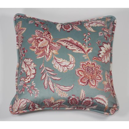 Esselle - Kashmir Jacobean Teal/Raspberry Cushion Esselle - Kashmir Jacobean Teal/Raspberry Cushion