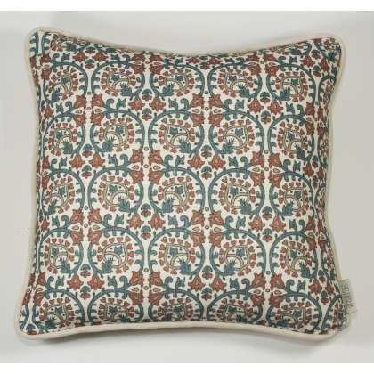 Esselle - Veda Linen Spice/Blue Cushion Esselle - Veda Linen Spice/Blue Cushion