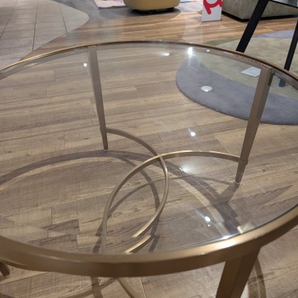 Universe - Circular Coffee Table (Antique Brass)