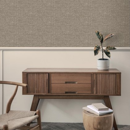 Esselle - Aztec Silk Gold Wallpaper
