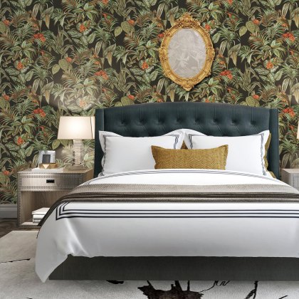 Esselle - Bird of Paradise Black Wallpaper