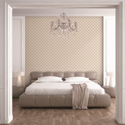 Esselle - Geometric Cream Wallpaper