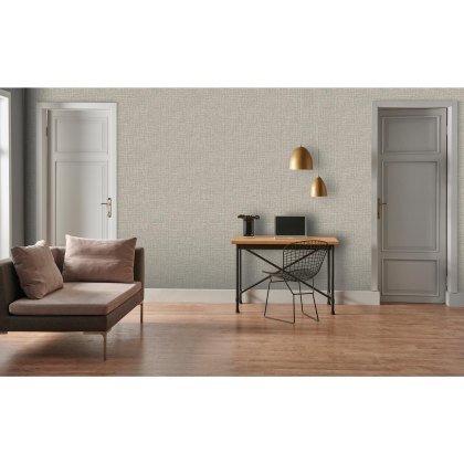 Esselle - Hessian Natural Wallpaper