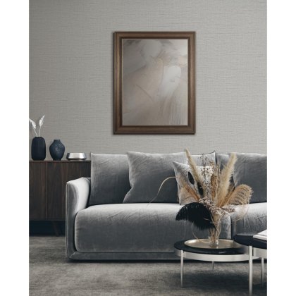 Esselle - Linen Light Grey Wallpaper