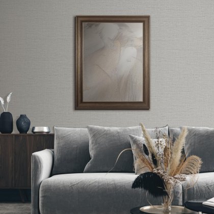 Esselle - Linen Light Grey Wallpaper