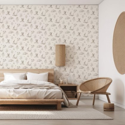 Esselle - Country Walk Natural Wallpaper