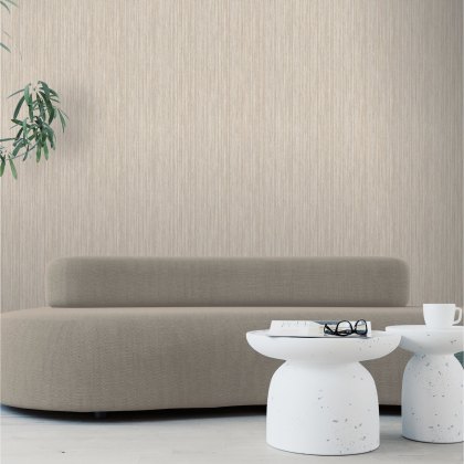 Esselle - Japandi Grasscloth Neutral Wallpaper