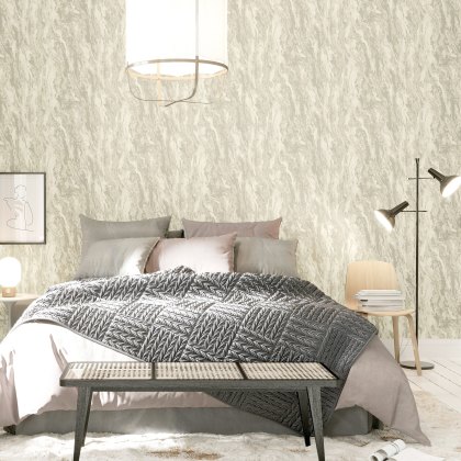 Esselle - Luxe Texture Pearl Wallpaper