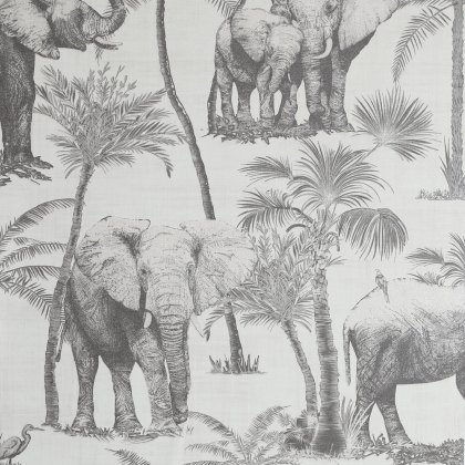 Esselle - Safari Elephant Charcoal Wallpaper Esselle - Safari Elephant Charcoal Wallpaper