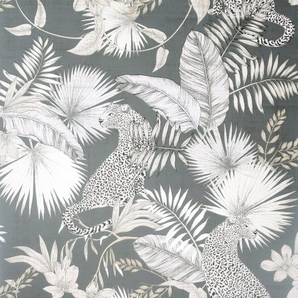 Esselle - Tropical Leopard Neutral Wallpaper Esselle - Tropical Leopard Neutral Wallpaper