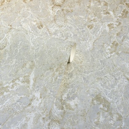 Wallpaper Sample - Marble Patina Soft Gold