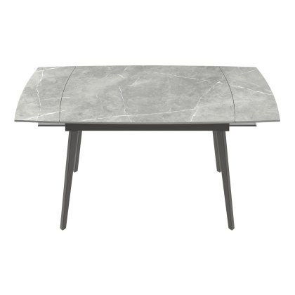 New Verdi - Ceramic Extending Dining Table (Matt Grey)