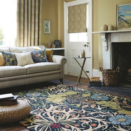 Morris Co - Seaweed Ink Rug