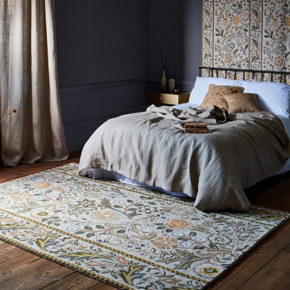 Morris & Co - Wilhelmina linen/mustard Rug
