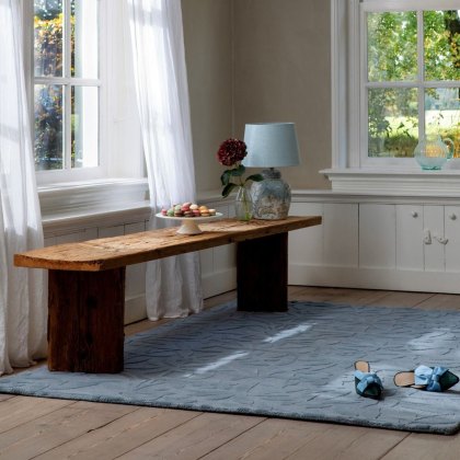 Laura Ashley - Cleavers Seaspray Blue Rug