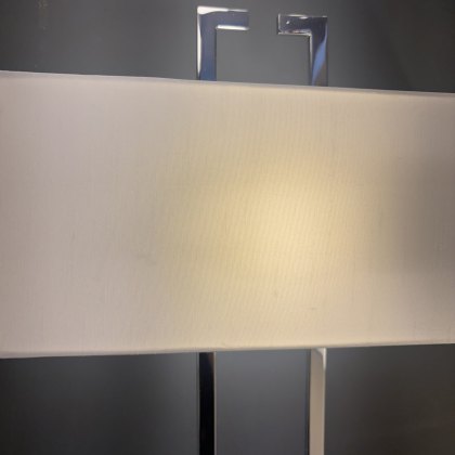 Dar - Nile Wall Light Polished Chrome With Shade