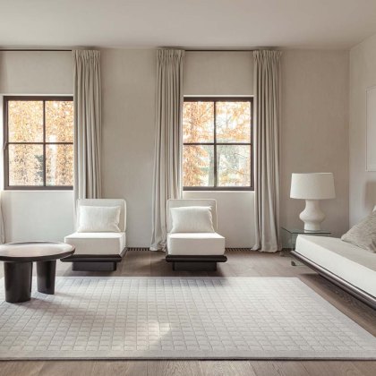 Malmo - Grey Square Rug