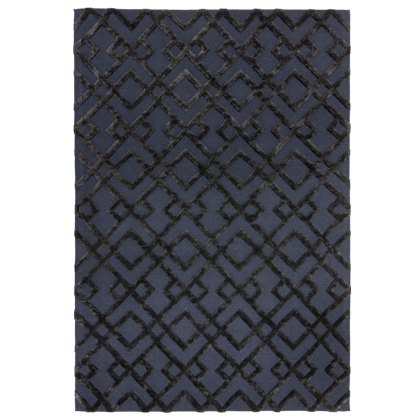 Dixon - Black Trellis Rug Dixon - Black Trellis Rug