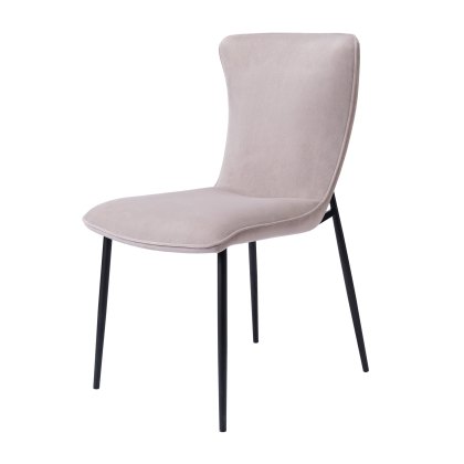 Ella - Dining Chair (Grey Faux Leather)