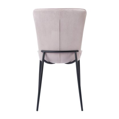 Ella - Dining Chair (Grey Faux Leather)