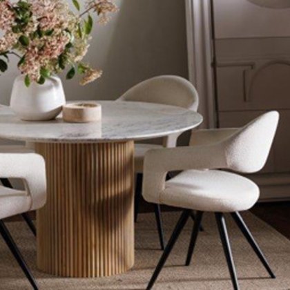 Jasmine - Dining Chair (Misty Fabric)