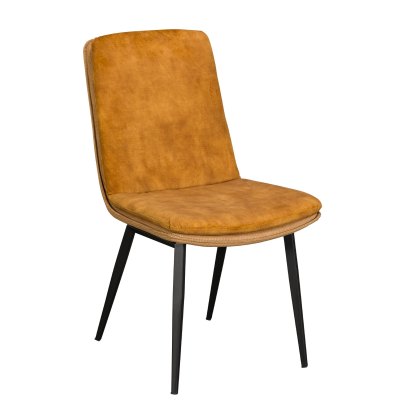 Jimmy - Dining Chair (Gold Fabric)