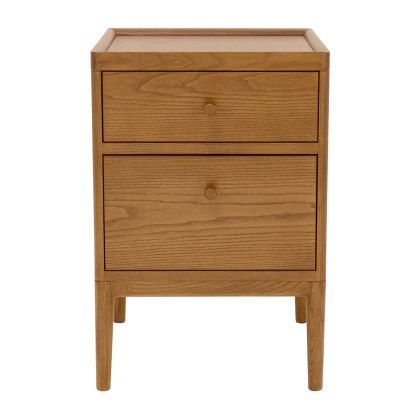 Ercol Salina - 2 Drawer Bedside Cabinet