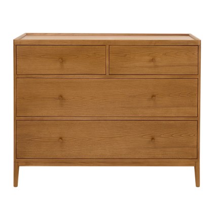 Ercol Salina - 4 Drawer Wide Chest
