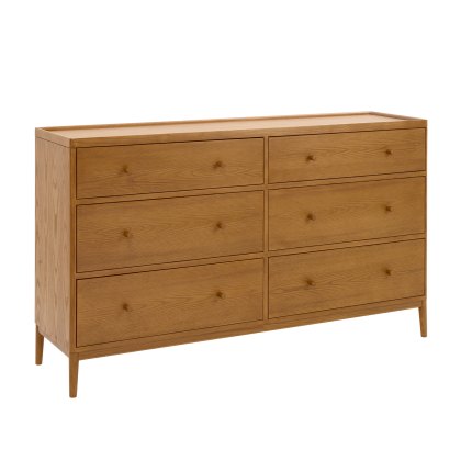 Ercol Salina - 6 Drawer Wide Chest