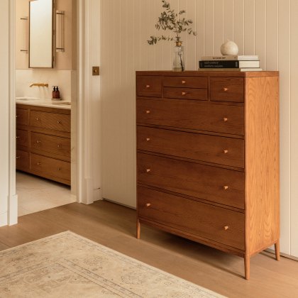 Ercol Salina - 8 Drawer Tall Chest