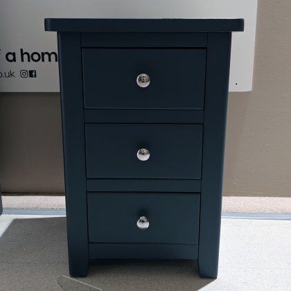 Hartford - 3 Drawer Bedside Chest (Blue)