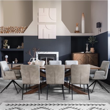 Rebecca - Dining Chair (Misty Faux Leather)