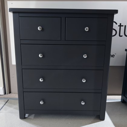 Hartford - 2+3 Drawer Chest (Charcoal)