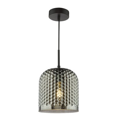 Dar - Esila Pendant Matt Black and Smoked Glass Dar - Esila Pendant Matt Black and Smoked Glass