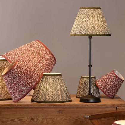 Dar - Esther Red Cotton Empire Shade (30cm)