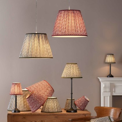 Dar - Esther Red Cotton Empire Shade (40cm)