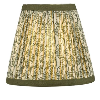 Dar - Esther Green Cotton Empire Shade (15cm)