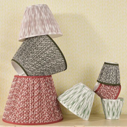Dar - Ikat Green Cotton Empire Shade (25cm)